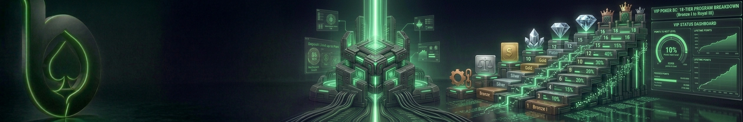 BC Poker VIP Program Breakdown & Tier Progression System Banner